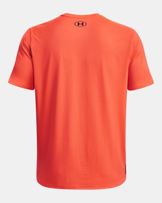 Men's UA RUSH™ Energy Short Sleeve, Orange, pdpMainDesktop image number 6